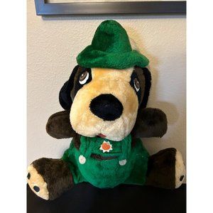 Vintage Allentown Toy Co. Oktoberfest 15" Stuffed Dog wearing Lederhosen Plush T